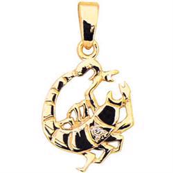 Skorpion Stjernetegns vedh�ng med diamanter